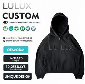 Sudadera con Capucha para Hombre, Personalizada OEM, con Impresión en Toda la Superficie, Lavado Profundo, Tratamiento Desgastado, Impresión de Pedrería y Bordado - Product Image 5