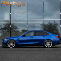 Jantes en alliage chromé forgées 5x120 5x114.3 5x112 18 19 20 22 24 pouces, jantes de voiture polies, jantes de course pour benz bmw audi