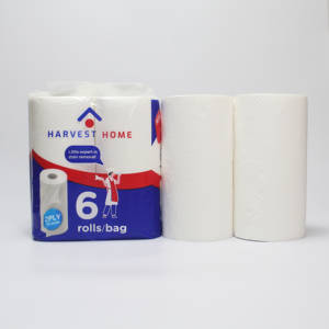 キッチンペーパータオル 大容量ロール 簡単清掃 使い捨てウェーブオム 100%バージンパルプ 2枚重ね ソフト 1000g入り カスタム - Product Image 2