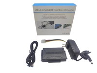 Grosir Pabrik Adaptor Daya Komputer 5Gbps 3 in 1, Kabel Adaptor USB3.0 ke IDE, Kabel Data SATA IDE Sata