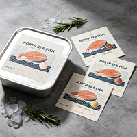 Étiquettes adhésives pour aliments frais et surgelés TEDDY FSC personnalisées, étiquettes pour fruits, légumes, viande