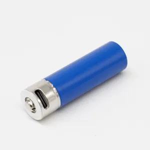 定制新设计的USB充电电池14500 1.5v No.5 1500毫安时锂电池，用于前照灯智能指纹锁