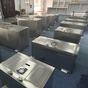 ISO 5 chứng nhận laminar Flow Tủ H14 HEPA lọc thép không gỉ bề mặt làm việc dọc laminar Flow sạch băng ghế dự bị - Product Image 5