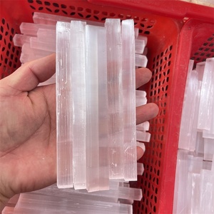 Bacchetta di Selenite grezza naturale all'ingrosso bacchetta di Selenite di pietra grezza - Product Image 3