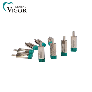 Accessoires de laboratoire dentaire : Goupilles doubles en <span class=keywords><strong>laiton</strong></span>, 1000 pièces, vertes - Product Image 3