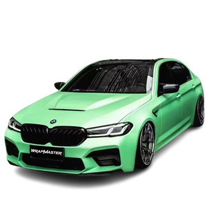Wrapmaster 1.52*17m Ultra Mat Vert Citron Film Vinyle Vibrant Moderne Enveloppe De Voiture - Product Image 1