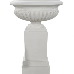 Factory Direct Extra Large Fiberglass Resin Urn Planter Pot <b>Light</b> Weight Durable Waterproof Epoxy Coated Base for Home Garden - Product Image 1