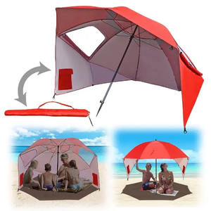 Precios al por mayor <span class=keywords><strong>Beach</strong></span> Canopy Sombrilla de playa de aluminio portátil Adecuado para playa, viajes al aire libre - Product Image 4