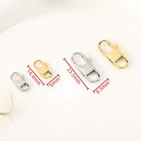 Accessoires de bijouterie en cuivre de qualité supérieure, fermoirs mousquetons à ressort de plusieurs designs pour la fabrication de bijoux