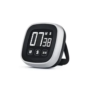 Magnético Mini Custom alarme digital temporizador com LED touch screen monitores mudar casa e cozinha acessórios ferramentas