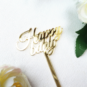 Agitatori per Cocktail <span class=keywords><strong>eleganti</strong></span> in acrilico a specchio oro con Design elegante per accessori per bevande per eventi - Product Image 3