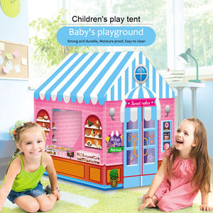 Tente de jeu portable pour enfants, maison de bonbons de simulation, facile à assembler, pour jeu de rôle bébé, espace privé, intérieur/extérieur, camping - Product Image 2