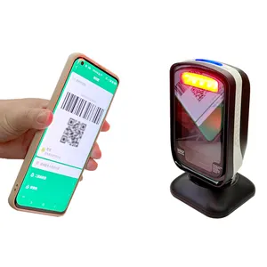 RAKINDA S1 On-Counter 1D 2D Barcode QR Code Scanner For Malls To Scan Code On Merchandize And E Coupon QR Code