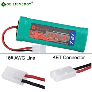 <span class=keywords><strong>7.2V</strong></span> điện bền <span class=keywords><strong>7.2V</strong></span> 3600mAh 3500mAh <span class=keywords><strong>3000mAh</strong></span> 2500mAh <span class=keywords><strong>NiMH</strong></span> 6-cell RC Battery Pack cho điều khiển từ xa xe ô tô - Product Image 3