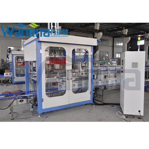 Ligne de conditionnement entièrement automatique Robot 4l Boîte de conserve pour boissons Ramassage et placement de bouteilles enveloppantes <span class=keywords><strong>autour</strong></span> de la machine à emballer les caisses - Product Image 3