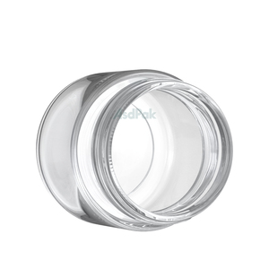 Customized Printing Logo Clear Medicine <b>Glass</b> <b>Jar</b> with Childproof Plastic/Aluminum Lid Mini Size - Product Image 6