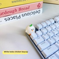 Clavier mécanique créatif Bobo Chicken Capibara Shin-Chan, touches de clavier amusantes, mignonnes, originales, personnalisées, décoration de clavier