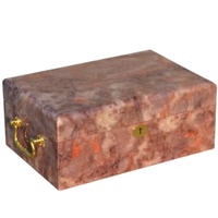 Humidor à cigares de luxe en bois de burl, boîte à cigares doublée de cèdre espagnol avec hygromètre et serrure, étui de rangement pour cigares en gros B2B
