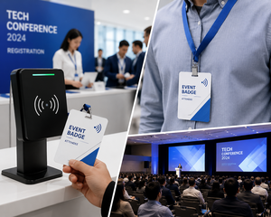 บัตร RFID แบบกำหนดเองสำหรับการเข้าร่วมประชุมและการระบุตัวตนผู้เข้าร่วม - Product Image 3