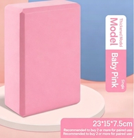 Blocs de yoga haute densité en mousse, briques d'exercice, équipement de Pilates, accessoires de danse et de fitness