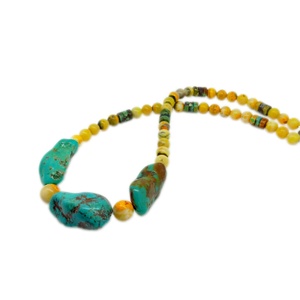 West American-collar turquesa Natural, joyería hecha a mano con turquesa y <span class=keywords><strong>abejorro</strong></span> - Product Image 2