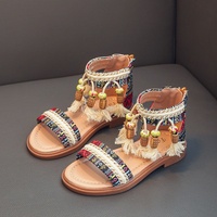 Sandales pour filles, enfants, style chinois tendance été 2025