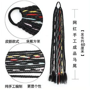 Extensiones de Cabello Trenzadas Estilo Tibetano, 12 Mechones, Dreads Étnicos para Mujer, Material de Alambre Resistente a Altas Temperaturas - Product Image 4