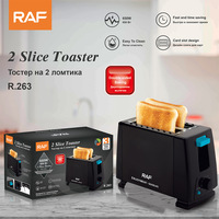 Grille-pain électrique 2 tranches en plastique, best-seller européen, machine à griller le petit-déjeuner 650W avec minuterie mécanique, petit appareil à sandwichs