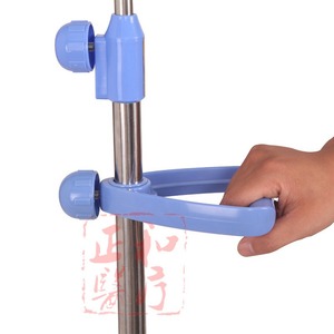 Soporte de Suero Ajustable en Altura de Acero Inoxidable, Soporte de Goteo Portátil para Uso Doméstico - Product Image 3