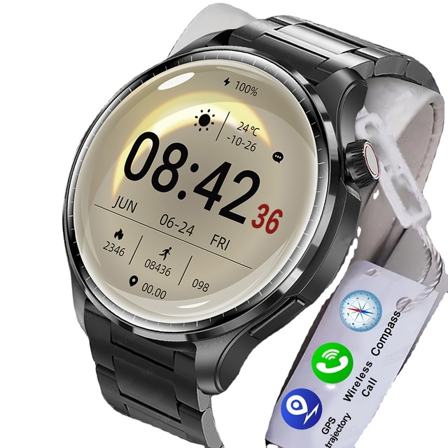 2026 NEW M13 SmartWatch NFC Smart Watch GPS Compass Sports Fitness Tracker Heart Rate Monitoring Business Watch