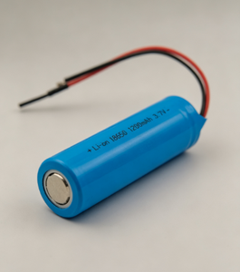 <span class=keywords><strong>3</strong></span>.7V 18650 锂离子电池 1200mAh 可充电锂离子电池，带引线，适用于迷你风扇、蓝牙音箱、LED 灯玩具 - Product Image 1