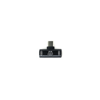 Adaptador Divisor de Audio y Carga Tipo C 2 en 1, Convertidor de Función Dual para Auriculares y Carga para Teléfonos
