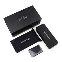 Boîtes d'emballage de lunettes en papier blanc, box en carton, avec Logo personnalisé de luxe, lot de pochettes en tissu, vente en gros,
