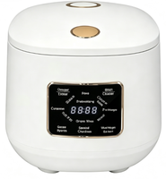 Autocuiseur multifonction numérique GB-MC981 avec contrôle par minuterie, 5L, 900W, boîtier en plastique, cuve intérieure en plastique, cuillère, tasse à mesurer, minuteur