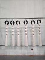 Décoration murale en macramé anthracite, tapisserie bohème moderne, art mural minimaliste, grande décoration en fibre, cadeau de pendaison de crémaillère