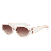2025 lunettes de soleil de créateur de luxe rétro PC cadre ovale Style européen américain mode Punk confortable pas cher lunettes de soleil