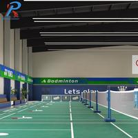 Structure en acier préfabriquée haute résistance, assemblage rapide, structure de gymnase intérieur, salle de sport, terrain de tennis, terrain de badminton, garantie 5 ans