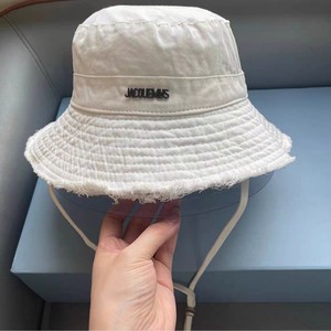 Chapeau de pêcheur japonais en métal déchiqueté avec lettres, grand bord pare-soleil, nouveau chapeau de pêcheur pour femme, chapeau de protection solaire - Product Image 2