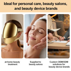 Máscara <span class=keywords><strong>LED</strong></span> inteligente 3D todo en uno para uso doméstico Mascarilla facial transpirable cómoda con luz roja de 880nm para la reducción de arrugas SkincareI - Product Image 4