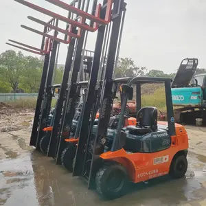 Kullanılan fd30 toyota kullanılan Toyota 3ton forklift FD50 ikinci el toyota FD30 forklift 5ton orijinal japonya fork lift dizel