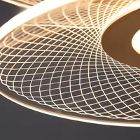 Lustre LED moderne à plusieurs niveaux, luminaire suspendu artistique contemporain pour hall d'hôtel, villa, escalier, décoration de salon