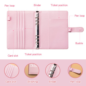100 jours <span class=keywords><strong>Couple</strong></span> défi <span class=keywords><strong>livre</strong></span> à feuilles mobiles taille A5 imprimé planification cahier en cuir PU couverture argent économie argent enveloppe défi - Product Image 4