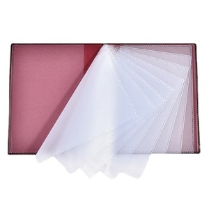 Household Register Cover Red Leather Protective Case For Home Storage <b>Document</b> <b>Holder</b> - Product Image 5