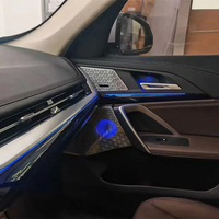 2023-2026 U11 Kit de modification et amélioration intérieure pour BMW X1 : Plaque de couvercle de porte lumineuse