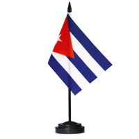 Ensemble d'accessoires de haute qualité pour la célébration d'événements sportifs personnalisés à Cuba, décorations à thème drapeau national, motifs pour supporters, accessoires de cheering