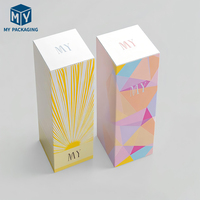 Tiroir de teinture de mode personnalisé de luxe Carton bouteille d'huile de boîte d'huile cosmétique boîte de flacon compte-gouttes emballage de soins de la peau