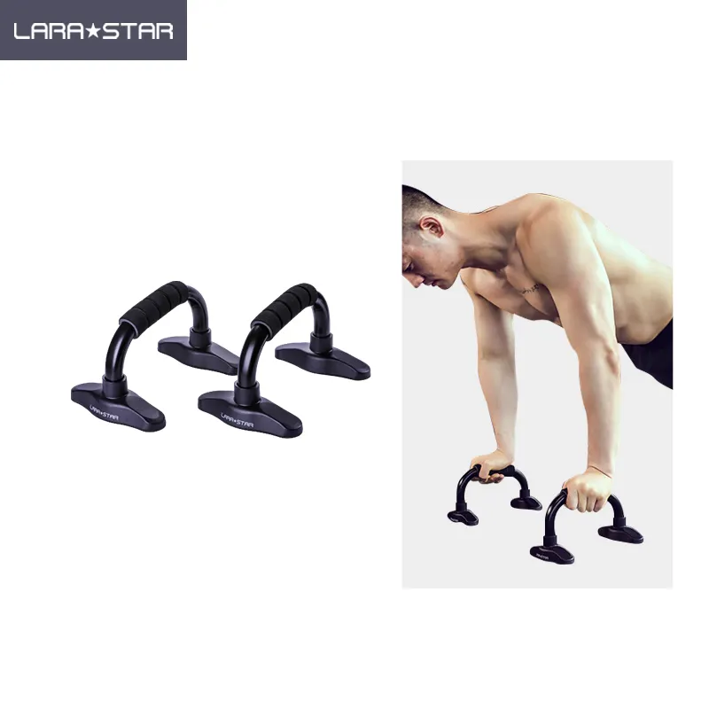 LS1152, equipo de Fitness para gimnasio, soportes antideslizantes para flexiones, barras portátiles para culturismo, músculos del pecho, soporte de barra de realce