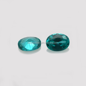 Pierre YAG de forme ovale, <span class=keywords><strong>grenat</strong></span> d'aluminium d'yttrium <span class=keywords><strong>bleu</strong></span> Paraiba pour substituts naturels de tourmaline Paraiba - Product Image 2