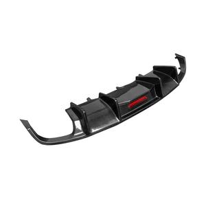 Diffuseur de pare-chocs arrière en carbone véritable <span class=keywords><strong>A7</strong></span> S7 C7 avec éclairage pour <span class=keywords><strong>Audi</strong></span> <span class=keywords><strong>A7</strong></span> S7 C7 2012 2013 2014 2015 - Product Image 3