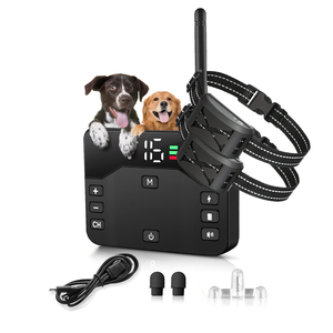 <span class=keywords><strong>Collar</strong></span> Inteligente para Perros con Cerca Electrónica Inalámbrica, Material ABS Ecológico, Dos en Uno para Entrenamiento para Dejar de Ladrar - Product Image 3